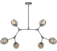 Потолочная люстра LOFT LOFT-6 BK AM Group