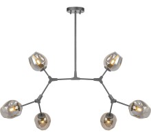 Потолочная люстра LOFT LOFT-6 BK AM Group