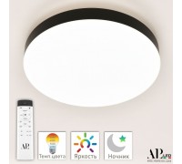Настенно-потолочный светильник Toscana 3315.XM-60W Black APL LED