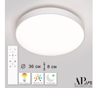 Потолочный светильник Toscana 3315.XM302-2-374/24W White APL LED