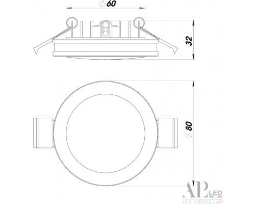 Точечный светильник Ingrid 3322.LD109R/7W/6K APL LED