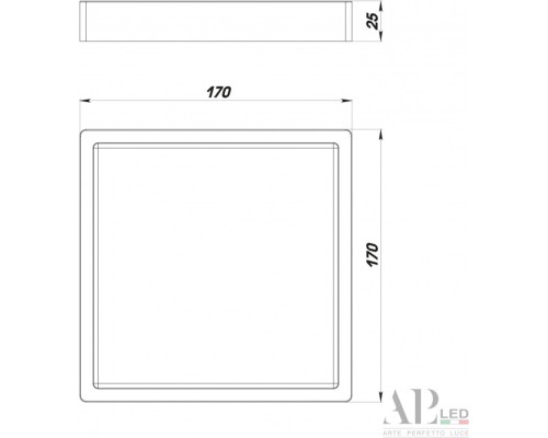 Точечный светильник Ingrid 3322.LDF1604M/12W/4K APL LED