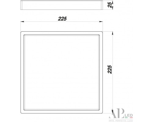 Точечный светильник Ingrid 3322.LDF2004M/18W/6K APL LED