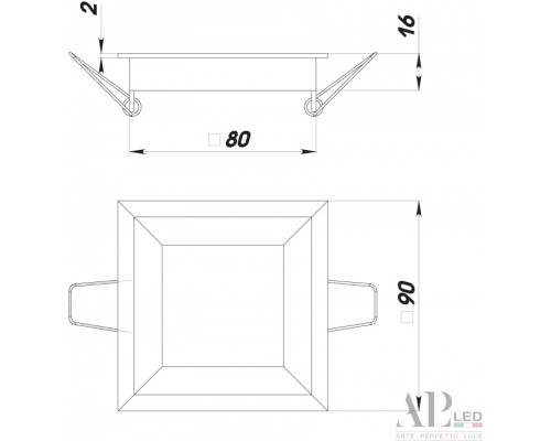Точечный светильник Ingrid 3322.LDF5016/5W/6K APL LED