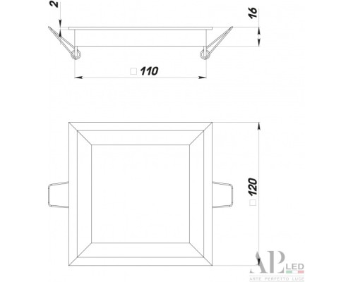 Точечный светильник Ingrid 3322.LDF9016/9W/4K APL LED