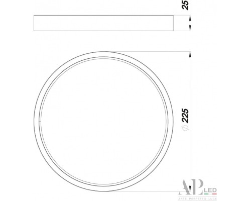 Точечный светильник Ingrid 3322.LDY2004M/18W/6K APL LED