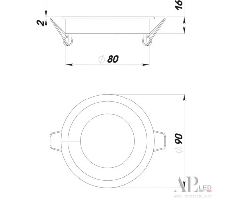 Точечный светильник Ingrid 3322.LDY5016/5W/6K APL LED