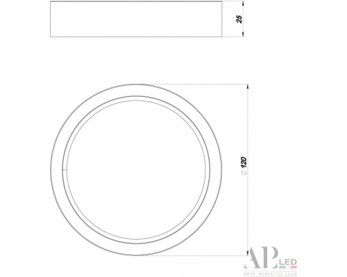 Точечный светильник Ingrid 3322.LDY6004M/6W/6K APL LED
