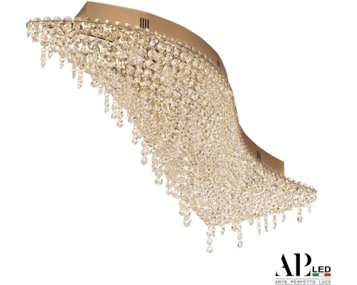 Потолочная люстра Sicilia SH507.2.80.B.Gd.3000 APL LED
