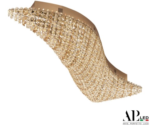 Потолочная люстра Sicilia SH507.2.80.R.Gd.3000.Clear.721 APL LED