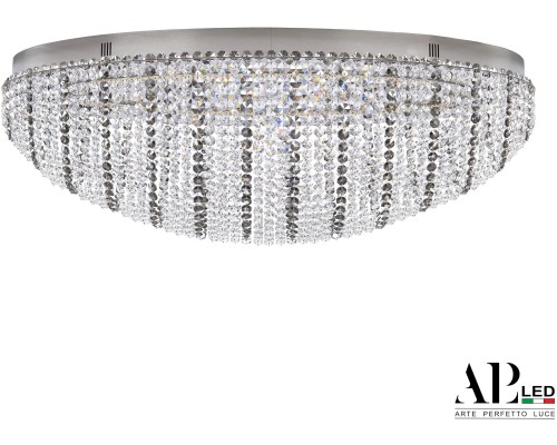 Потолочная люстра Sicilia SH508.2.80.R.Ni.4000.Clear.731 APL LED