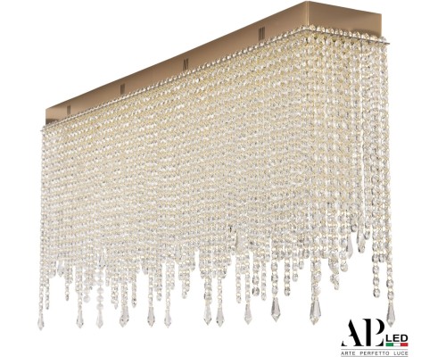 Потолочная люстра Sicilia SH512.2.100.G.Gd.E14 APL LED