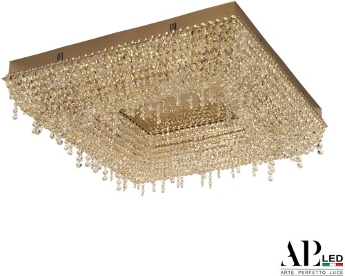 Потолочная люстра Sicilia SH603.2.60.B.Gd.3000 APL LED