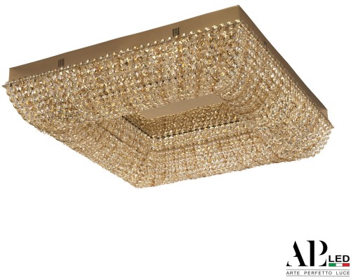 Потолочная люстра Sicilia SH603.2.60.R.Gd.3000.Clear.721 APL LED