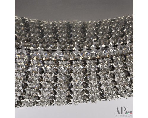 Потолочная люстра Sicilia SH610.2.80.R.Ni.4000.Clear.731 APL LED