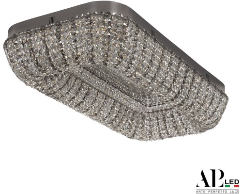 Потолочная люстра Sicilia SH622.2.80.R.Ni.4000.Clear.731 APL LED