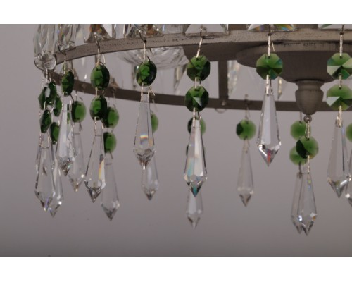 Подвесная люстра  L.7392-5GR (GREEN) Abrasax