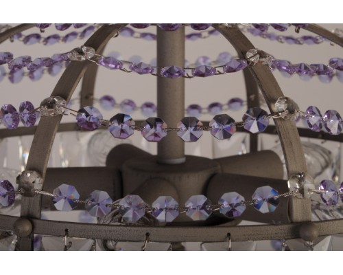 Подвесная люстра  L.7392-5GR (PURPLE) Abrasax