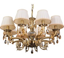 Подвесная люстра Sylvia L.8110-8BR CRISTAL-SHADE Abrasax