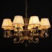 Подвесная люстра Sylvia L.8110-8BR CRISTAL-SHADE Abrasax