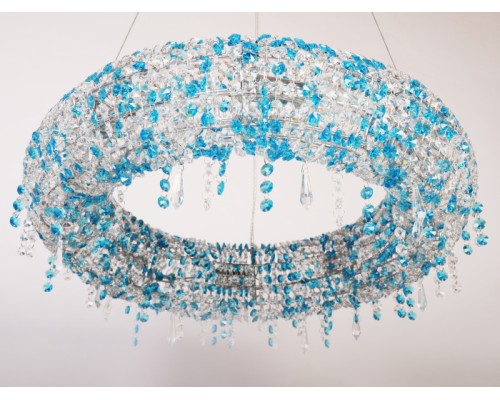 Подвесная люстра  L.8301/8 BLUE Abrasax