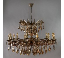 Подвесная люстра Leon 2128/12+12 PB Honey Leaf Ambiente