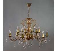 Подвесная люстра Alicante 8888/6+6 AB Leaf Crystal Ambiente