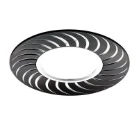 Точечный светильник Алюминий С Узором A720 BK/AL Ambrella