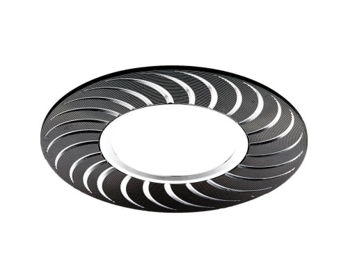 Точечный светильник Алюминий С Узором A720 BK/AL Ambrella