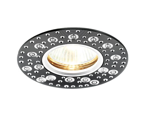 Точечный светильник Алюминий С Узором A801 BK/AL Ambrella