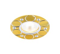 Точечный светильник Алюминий С Узором A808 AL/G Ambrella