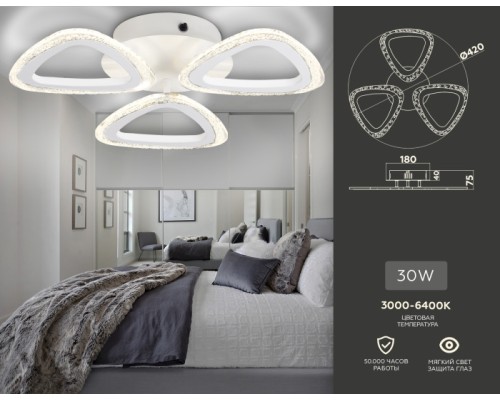 Потолочная люстра ACRYLICA FA4508 Ambrella