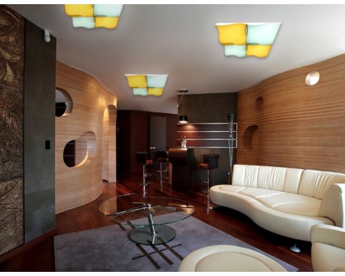 Потолочный светильник Parus FP2354 WH 128W D480*480 Ambrella