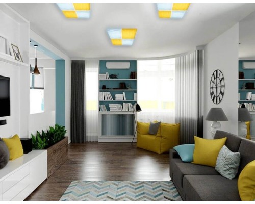 Потолочный светильник Parus FP2381 WH 128W D500*500 Ambrella