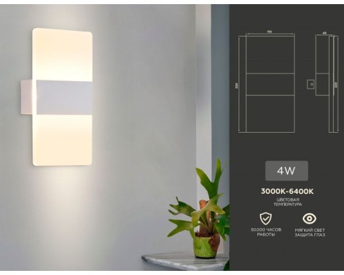 Бра Wallers FW200 Ambrella