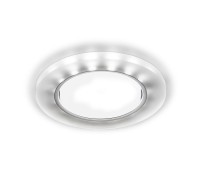 Точечный светильник Gx53+led G214 CH/WH Ambrella