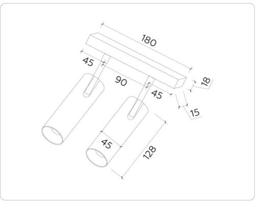 Трековый светильник Track System GL3901 Ambrella