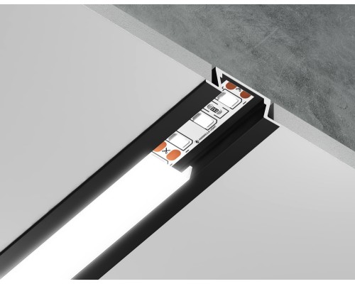 Профиль для светодиодной ленты Illumination GP1001BK Ambrella