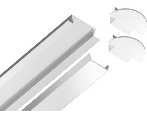 Профиль для светодиодной ленты Illumination GP1001WH Ambrella
