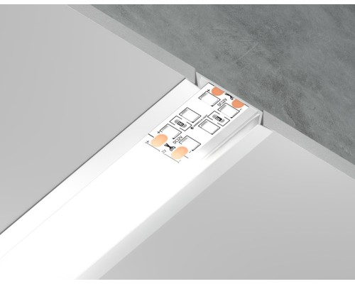 Профиль для светодиодной ленты Illumination GP1100WH Ambrella