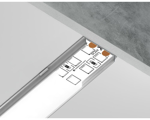 Профиль для светодиодной ленты Illumination GP1500AL Ambrella