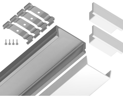 Профиль для светодиодной ленты Illumination GP1700AL Ambrella