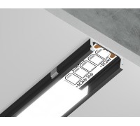Профиль для светодиодной ленты Illumination GP1700BK Ambrella
