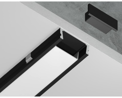 Профиль для светодиодной ленты Illumination GP1700BK Ambrella