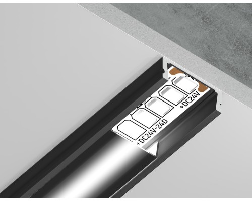 Профиль для светодиодной ленты Illumination GP1700BK/BK Ambrella
