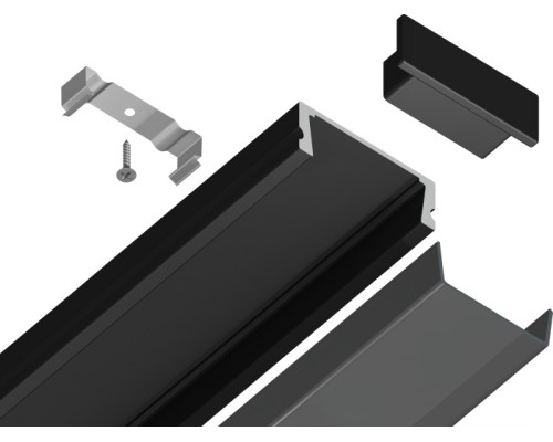 Профиль для светодиодной ленты Illumination GP1700BK/BK Ambrella