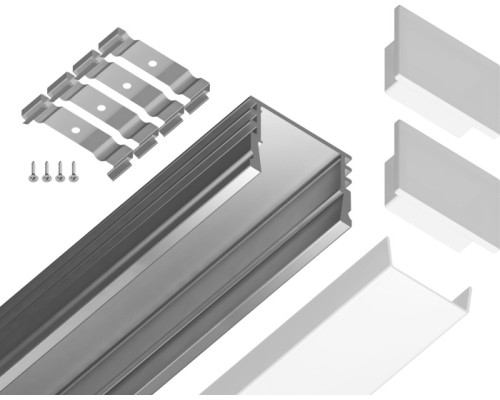 Профиль для светодиодной ленты Illumination GP1750AL Ambrella