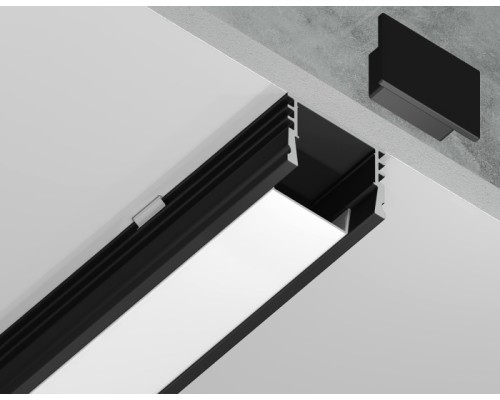 Профиль для светодиодной ленты Illumination GP1750BK Ambrella