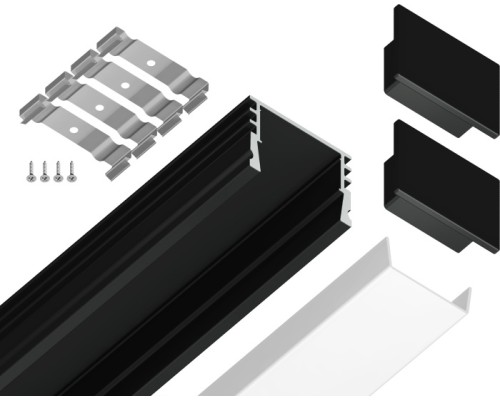 Профиль для светодиодной ленты Illumination GP1750BK Ambrella