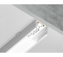 Профиль для светодиодной ленты Illumination GP1750WH Ambrella